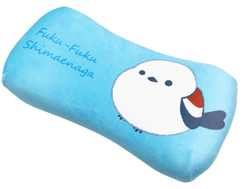 MORIPiLO 4621262 Morishita Memory Foam Pillow, Fukufuku, 5.9 x 12.2 inches (15 x 31 cm), Lumbar, Backrest, Support, Stuffed Toy, Cushion, Character Goods, Snow Blue