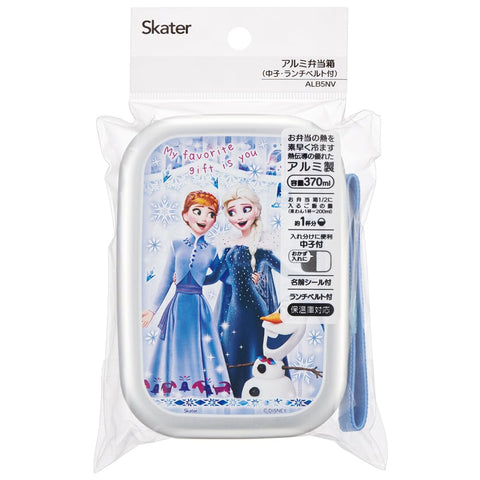 Skater ALB5NV-A Disney Lunch Box, Frozen 24, 12.5 fl oz (370 ml), Aluminum, Compatible with Thermal Storage Box, For Kids, Made in Japan