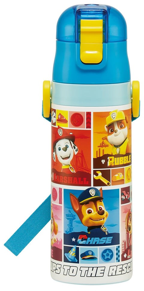 스케이터 (Skater) 어린이용 스테인리스 스틸 물병, 직접 마실 수 있는, 470ml, 어린이용, 경량 타입, PAW Patrol 25, 남아용, 단열 물병, 스포츠 물병, 어린이, 어린이, 물병, SDC469419