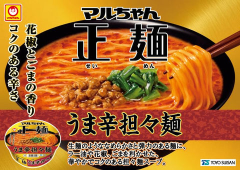 도요 수산 마루짱 세이멘 컵 우마 스파이시 탄탄면 126g x 12개