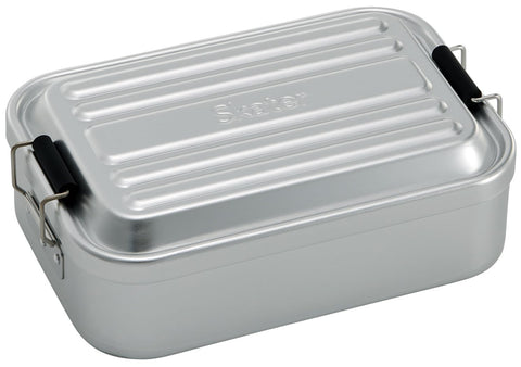 スケーター(Skater) アルミ製 弁当箱 1000ml ふわっと盛れる 大容量 男性向け シルバー AFT10B