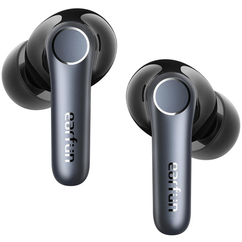 【VGP 2025 金賞】EarFun Air Pro 4 ワイヤレスイヤホン Bluetooth 5.4/50dBアダプティブ式 ハイブリッドANC/最先端チップ「QCC3091」aptX Losslessに対応/ハイレゾ LDAC対応/Snapdragon Sound™ に対応/Auracast™に対応/52時間連続再生【6マイクAI 通話/PSE認証済み】 装着検出機能 (ブラック)