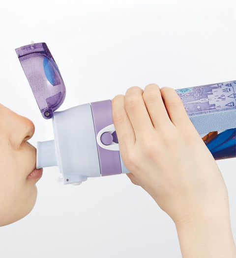 스케이터 (스케이터) 어린이용 스테인리스 스틸 물병, 투웨이, 다이렉트 드링크, 470ml, 컵 드링크, 430ml, 어린이용, 경량 타입, 디즈니 겨울왕국 25 여아용, 단열 물병, 스포츠 보틀, 어린이, 어린이, 물병, SKDC469035