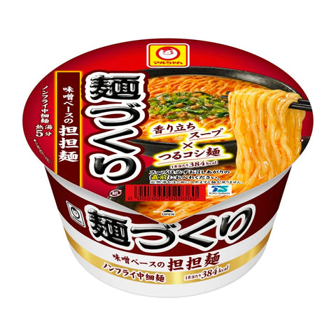 Maruchan 制作面具 多彩6种套装 ( 共12个 / 6种 ) 杯面 混装 ( 酱油、味增、猪骨、盐、担担面、酱油炸猪排 ) 吃比较 整箱购买 杯面 东洋水产