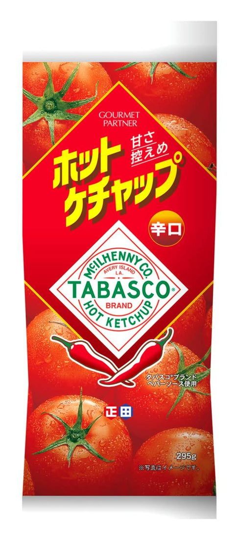 Shoda Soy Sauce Ketchup Tabasco Hot Ketchup 10.4 oz (295 g) x 4 Packs