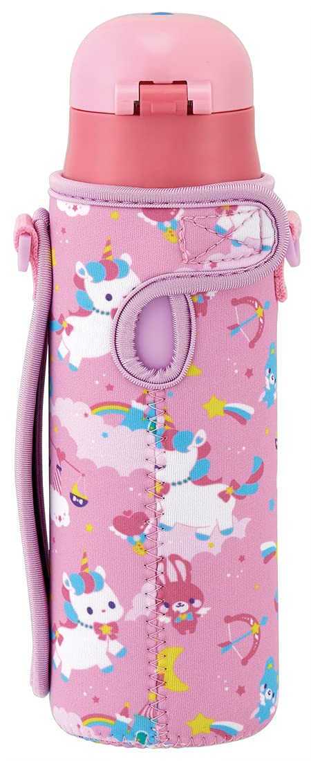 スケーター(Skater) 直飲み ステンレス 水筒 470ml ボトルカバー付き ユニコーン 女の子 KSDC4