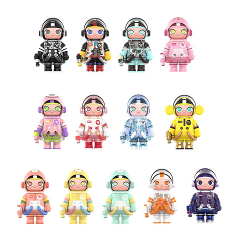 POPMART MEGA SPACE MOLLY 100% Series Assorted Box Popmart Plush Blind Box Figure, Plastic Model, Premium Toy, PVC, Soft Vinyl, Original Characters, Birthday Gift