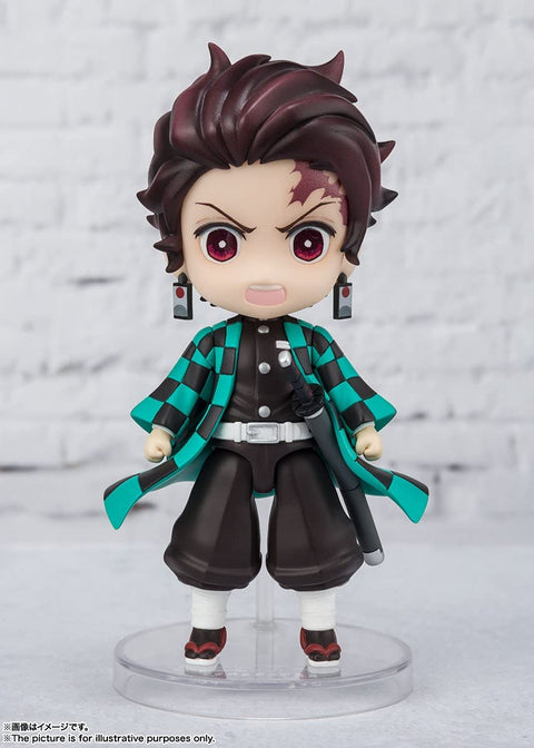 Figuarts mini 鬼灭之刃 Kamado Sumjiro 水呼吸 约90毫米 PVC&ABS材质 已上色可动手办