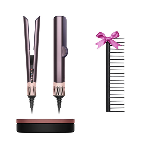 Dyson Airstrait™ Straightener, Large Airflow, Quick Drying, Hair Iron, (HT01 JPPL G), Jasper Plum (Perfect Gift for Mother's Day), Straight Dryer with Wind Power