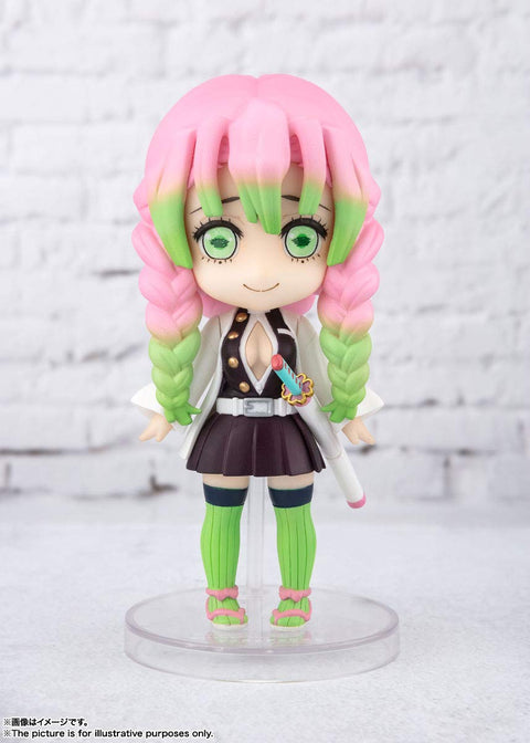 TAMASHII NATIONS Figuarts Mini Demon Slayer Mitsuri Kanroji Mini Figure, Approx. 3.5 inches (90 mm), PVC/ABS, Painted Action Figure