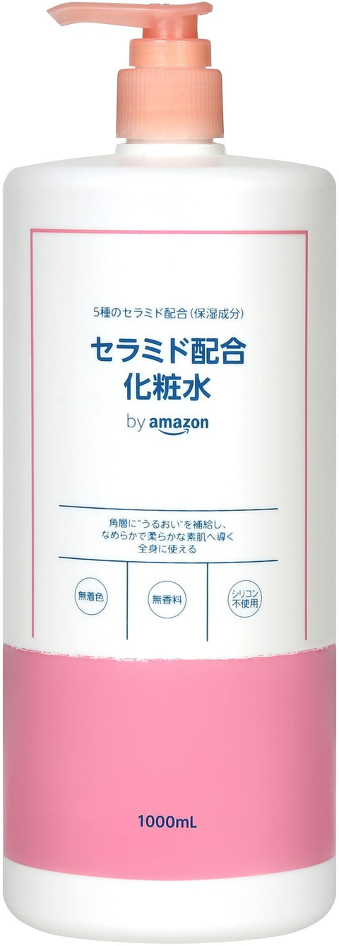 by Amazon Ceramide Lotion, Large Capacity, No Artificial Fragrances, 1 Liter