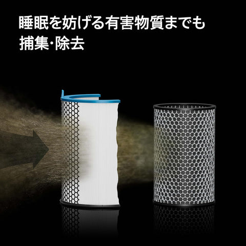 Dyson(ダイソン) 空気清浄機 Dyson HushJet™ shizuka空気清浄機 ホワイト／シルバー (SP01 WS AM) 静音 小型 コンパクト【Amazon.co.jp限定】【コンパクトなのにパワフル。そして静か。】