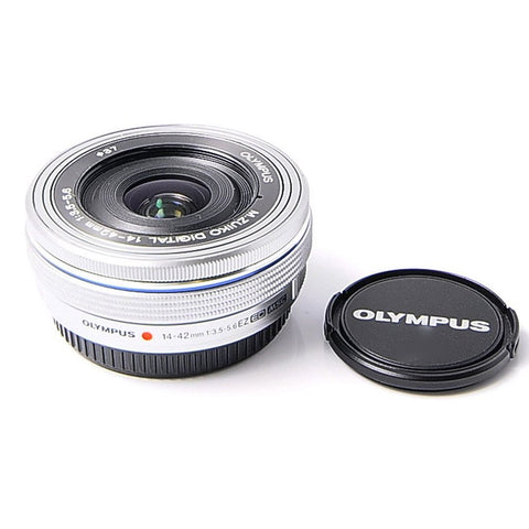 올림푸스 일렉트릭 팬케이크 줌 렌즈 M.ZUIKO 디지털 ED 14-42mm F3.5-5.6 EZ SLV
