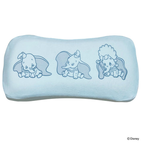 MORIPiLO 4621193 Morishita Memory Foam Pillow, Disney Dumbo 5.9 x 12.2 inches (15 x 31 cm), Lumbar, Backrest, Support, Stuffed Toy, Cushion, Character Goods, Pastel Blue