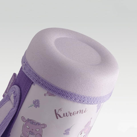 Skater KSDC10S-A Sports Bottle, Direct Drinking Water Bottle, 35.0 fl oz (990 ml), Includes Bottle Cover, Chromoi, Flower Wreath, Sanrio