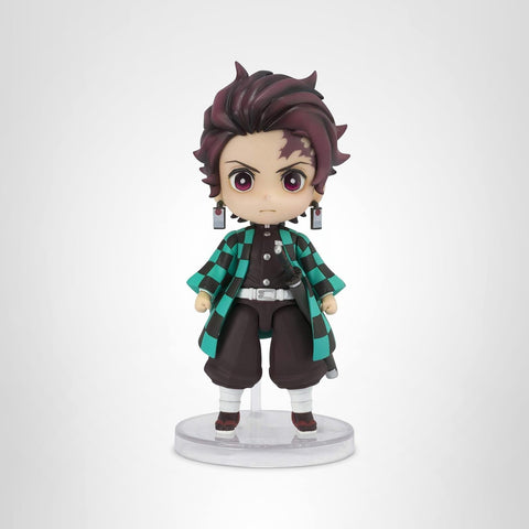 TAMASHII NATIONS Figuarts Mini Demon Slayer Tanjiro Kamado Mini Figure, Approx. 3.5 inches (90 mm), PVC/ABS, Painted Action Figure