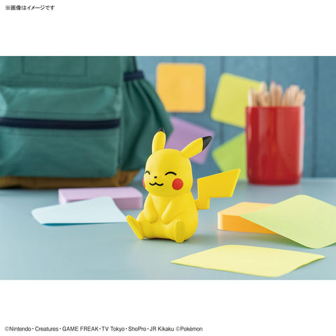 BANDAI SPIRITS(バンダイ スピリッツ) ポケモンプラモコレクション クイック!! 16 ピカチュウ(おすわりポーズ) 色分け済みプラモデル