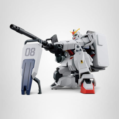 BANDAI SPIRITS HGUC Mobile Suit Gundam 08th MS Platoon, Land Battle-Type Gundam, 1/144 Scale, Color-coded Plastic Model