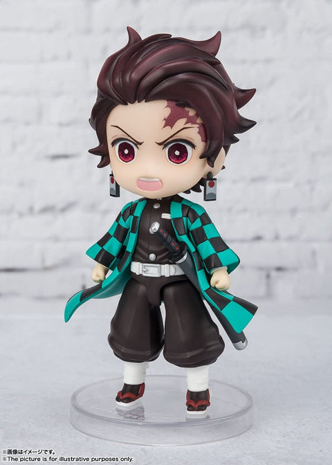 Figuarts mini 鬼灭之刃 Kamado Sumjiro 水呼吸 约90毫米 PVC&ABS材质 已上色可动手办
