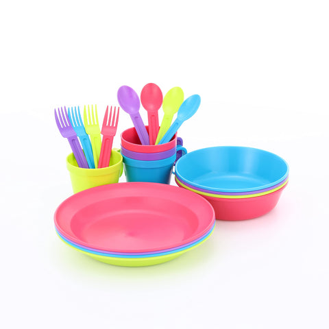CAPTAIN STAG Holiday Joy Outdoor Dish Set, Camping Tableware, Antibacterial, Made in Japan