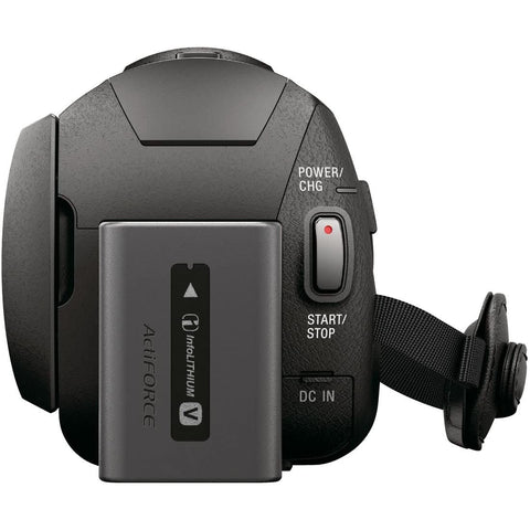 SONY(ソニー) 4K ビデオカメラ Handycam FDR-AX45A(2022年モデル) ブラック 内蔵メモリー64GB 光学ズーム20倍 空間光学手ブレ補正 FDR-AX45A B