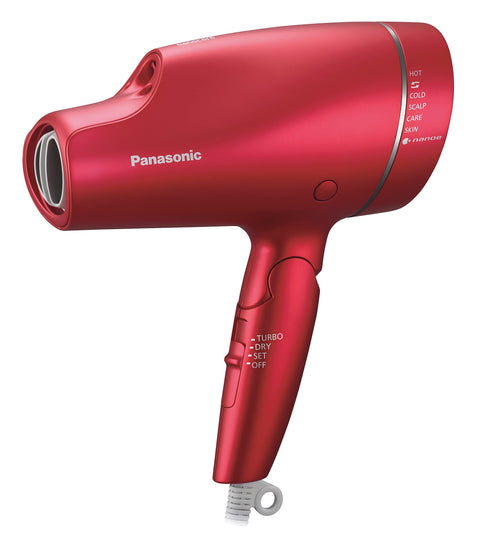 Panasonic松下 纳米水离子电吹风 纳米水离子&矿物质对应 海外对应 胭脂红 EH-NA9F-RP