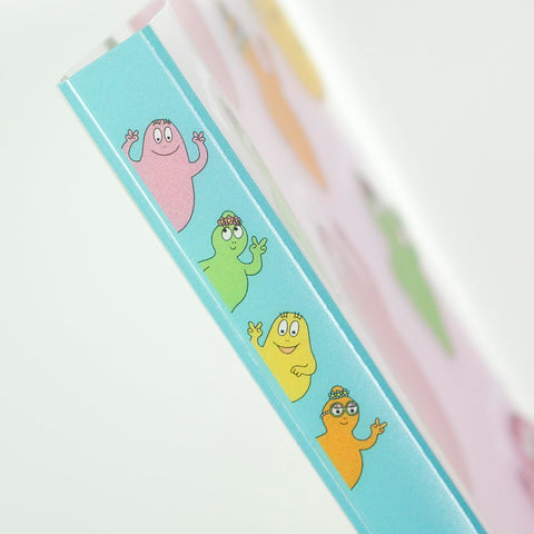 Barbapapa Greeting Life 2 Hole Binder A5 Size Clear BBZ-331 Pink
