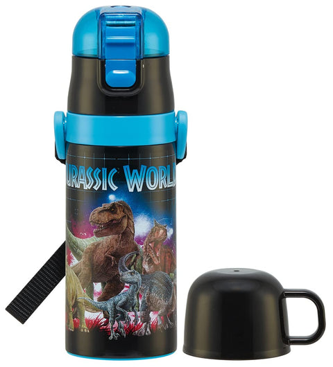 스케이터 (스케이터), 워터 보틀, 350ml, 쥬라기 월드 23, 다이렉트 드링크 컵, 드링크, 투웨이, 스테인리스 스틸, 컵 포함, SKDC3-A