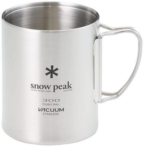 Snow Peak FK-305 Stainless Steel Vacuum Mug / Fall 2023 Field Play Set