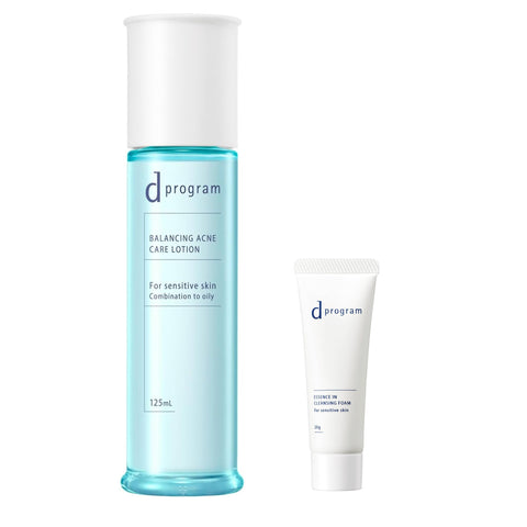 dプログラム(d program) オンライン限定キット【医薬部外品】 バランス&アクネケア ローション EX 125mL +洗顔20gつき| 化粧水 | ミルク・ローション状 | 無香料 | デリケート 保湿 肌荒れ予防 美肌菌に着目