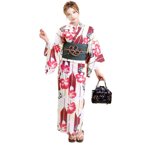 Fuuka Women's Yukata Set, 2 Pieces, Adult, One Size Fits All