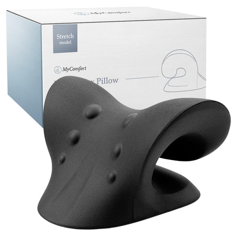 Introduced on [Mezamash TV] MyComfort Neck Stretch Pillow [Just 5 Minutes at Home] Pillow for Neck and Shoulders, Stretches Neck, Shoulders, and Shoulder Blades, Neck Pillow, Health Device, Neck Relax