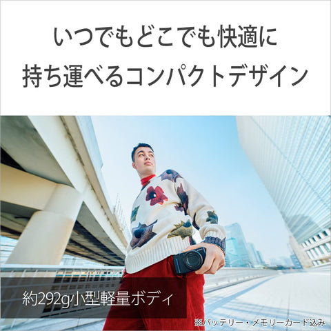 SONY(索尼) 小型数码相机 VLOGCAM Vlog用相机 ZV-1II 射击手柄套件(同包装握柄:GP-VPT2BT白色、电池盒+1个) 附带窗屏 18-50mm F1.8-4.0 变焦镜头 白色 ZV-1M2G W