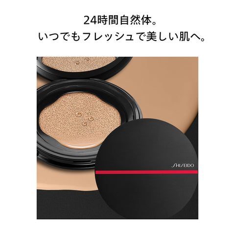 SHISEIDO Makeup Synchroth Skin Self Refreshing Cushion Compact (Refill) 210 Birch 0.5 oz (13 g) SPF35 PA++++