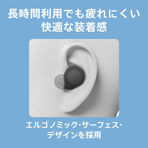 Sony WF-C510 Fully Wireless Earbuds WF-C510 / Lightweight Small 0.1 oz (4.6 g) / High Precision Calling Quality/Outbound Sound Capturing Support/Multipoint Support/IPX4 Splash Proof / Black / WF-C510