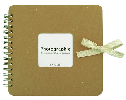 Lab Clip Scrapbooking Square Brown SCSQ01-BR