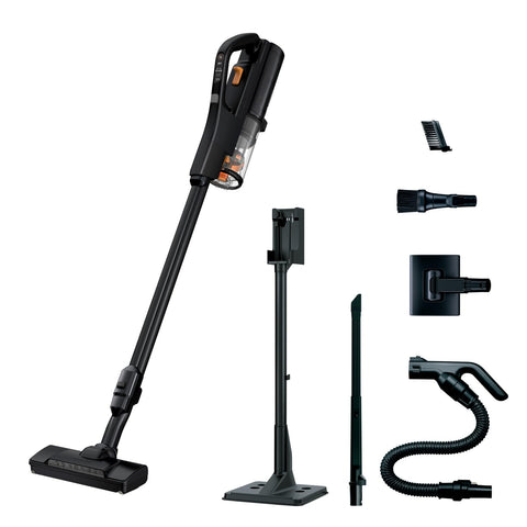 Hitachi PV-BH900SL-K Cyclone Stick Cleaner, Rechargeable, Self-propelled Power Brush Type, Satin Black
