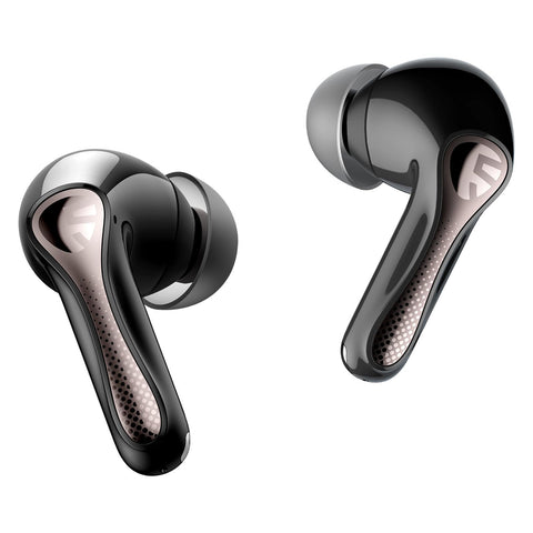 SOUNDPEATS(サウンドピーツ) Air5 Pro ワイヤレスイヤホン 55dB ノイズキャンセリング QCC3091 LDAC/aptX Lossless対応 ハイレゾ Snapdragon Sound対応 Bluetooth 5.4 ロスレス音質 マルチポイント／ハイブリッドANC／外音取り込みモード／6マイクAI通話／専用アプリ／IPX5防水 【VGP 2025 金賞】 (ブラック)