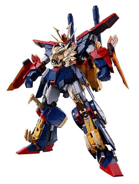 BANDAI SPIRITS Soul of Chogokin GX-113 Gundam Build Fighters Tri Strongest Mobility, Gundam Trion 3, Approx. 8.3 inches (210 mm), Die Cast & PVC & ABS, Painted Action Figure