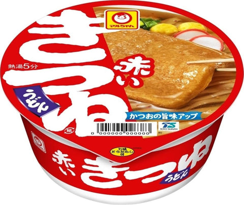 Maruchan 红色狐狸乌冬面(东) 96克×12个 整箱出售