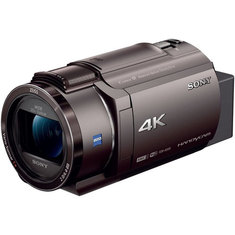 SONY(ソニー) 4K ビデオカメラ Handycam FDR-AX45A(2022年モデル) ブロンズブラウン 内蔵メモリー64GB 光学ズーム20倍 空間光学手ブレ補正 FDR-AX45A TI