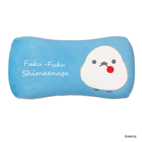 MORIPiLO 4621263 Memory Foam Pillow, Fukufuku, 5.9 x 12.2 inches (15 x 31 cm), Lumbar, Backrest, Support, Stuffed Toy, Cushion, Character Goods, Red Fruit Blue