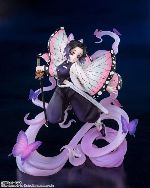 Figuarts ZERO Demon Slayer Shinobu Kocho - Insect Breathing Figurine, Approx. 6.7 inches (170 mm), PVC and ABS Pre-Painted Complete Figure
