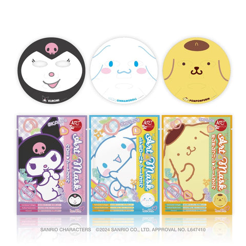 [ARTMASK] 公式店 日本 パック シートマスク あーとますく 日本 お土産 シリーズ （歌舞伎 ドラえもん サンリオ）