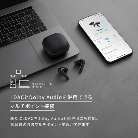 Anker Soundcore Liberty 5 (Bluetooth 5.4) [Fully Wireless Earphones, Ultra Noise Canceling, 3.5 / 3D Audio, Supports Dolby Audio, Wireless Charging, Multipoint Connection, Outsound Capture, Up to 48