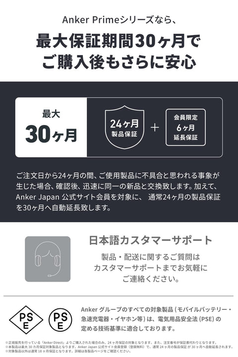 Anker Prime Charging Station (6-in-1, 140W) 【采用独自技术Anker GaNPrime/插座插口2个/USB-C 2个端口 / USB-A 2个端口 / 符合PSE技术标准】iPhone Galaxy Android 智能手机 MacBook 笔记本电脑各种其他设备(黑色)