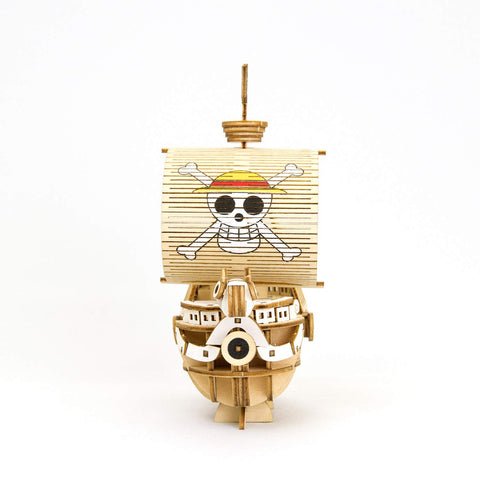 ki-gu-mi One Piece Going Merry Issue - Wooden 3D Puzzle, Fun for Adults and Elementary School Students, DIY Crafting Kit, Educational Toy for Boys and Girls, 3D Art, Great as a Gift for Adults