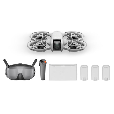 DJI Neo Motion Fly More 콤보 드론 (카메라 포함) 4K UHD 카메라 권장 미니 드론 실내 및 실외 135g 경량 소형 드론 FPV 드론 자동 추적 드론 손바닥에서 이륙하여 퀵 샷 RC 모션 3 배터리 사용