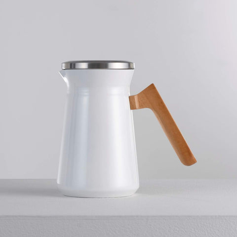HARIO(ハリオ) ステンレスサーマルポット Stainless Thermal Pot 保存可能容量600ml ホワイト S-STP-600-W