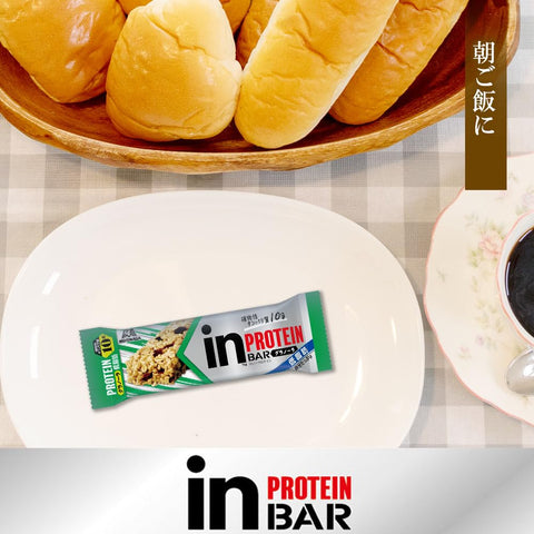 inバー プロテイン グラノーラ プロテインバー フルーツの入ったザクザク食感 高タンパク10g 低脂肪 植物性プロテイン 鉄分森永製菓 14個 (x 1)